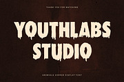 Grimvale - Bold Horror Display Font, a Sans Serif Font by Youthlabs Studio (Thumbnail 12 of 12)