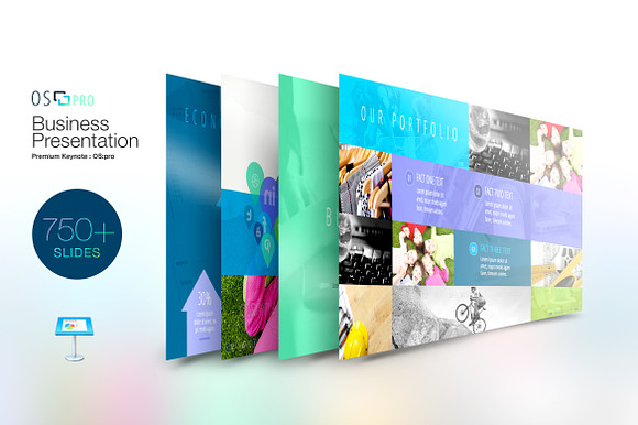 OS:Pro Keynote Template preview 6