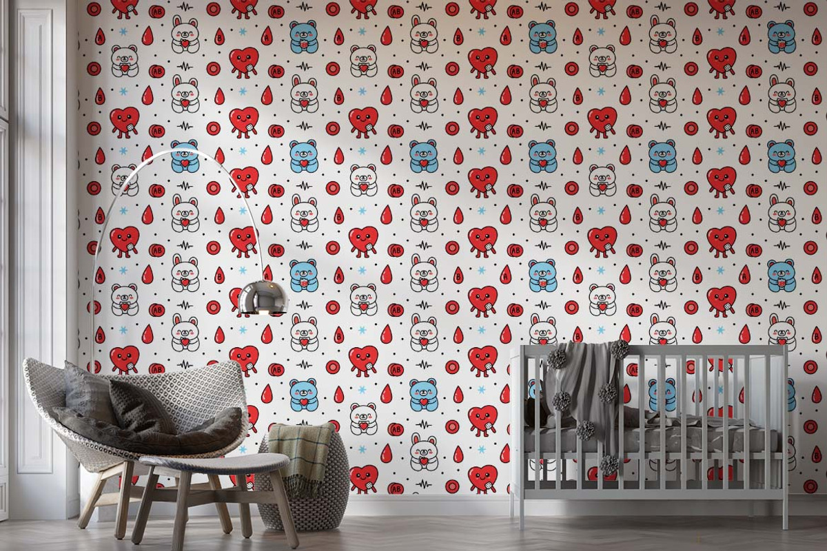 Kawaii Blood Donation Patterns SVG, a Pattern Graphic by one-touch (Photo 17 of 19)