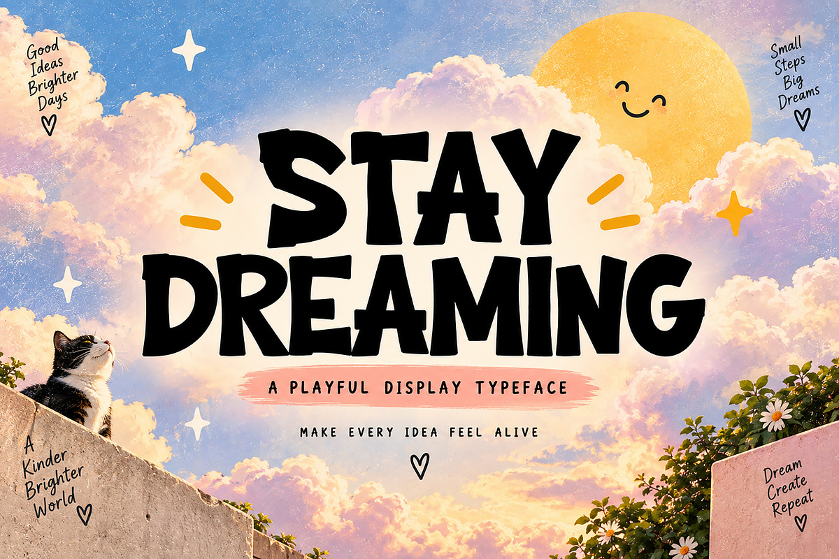 Dreamy Vibe, a Script Font by Wow Magic (Photo 3 of 5)