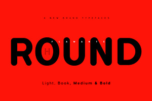 Flamante Round 8 Fonts