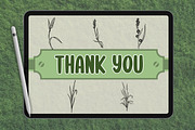 Reeds Brush Stamp Set for Procreate, a Brush Add-On by vectstudio (Thumbnail 2 of 3)