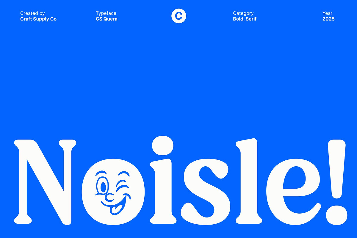 CS Quera – Bold Serif Font, a Serif Font by Craft Supply Co. (Photo 2 of 8)