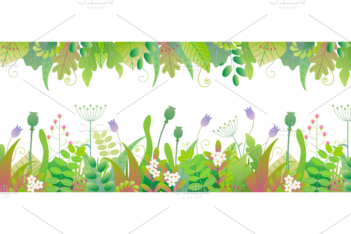 Green Leaves  Freshness, a Decorative Illustration by Valentyna Smordova (Photo 7 of 8)