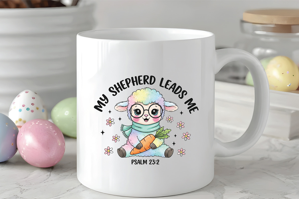 Easter Sheep Clipart Png, an Illustration by CraftArtStudio (Photo 3 of 4)