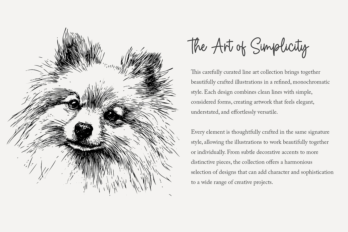 95 line art Dogs clip art, an Animal Illustration by Poppy Lane Studio (Photo 6 of 11)