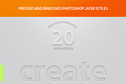 20 Best Pressed & Embossed Styles, a Layer Style Add-On by Premium Adobe Add-Ons (Thumbnail 5 of 5)