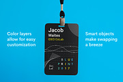 Conference Name Tag Mockup, a Product Mockup by Jacob Waites (Thumbnail 3 of 8)