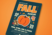 Fall Festival Flyer, a Flyer Template by megarez (Thumbnail 2 of 3)
