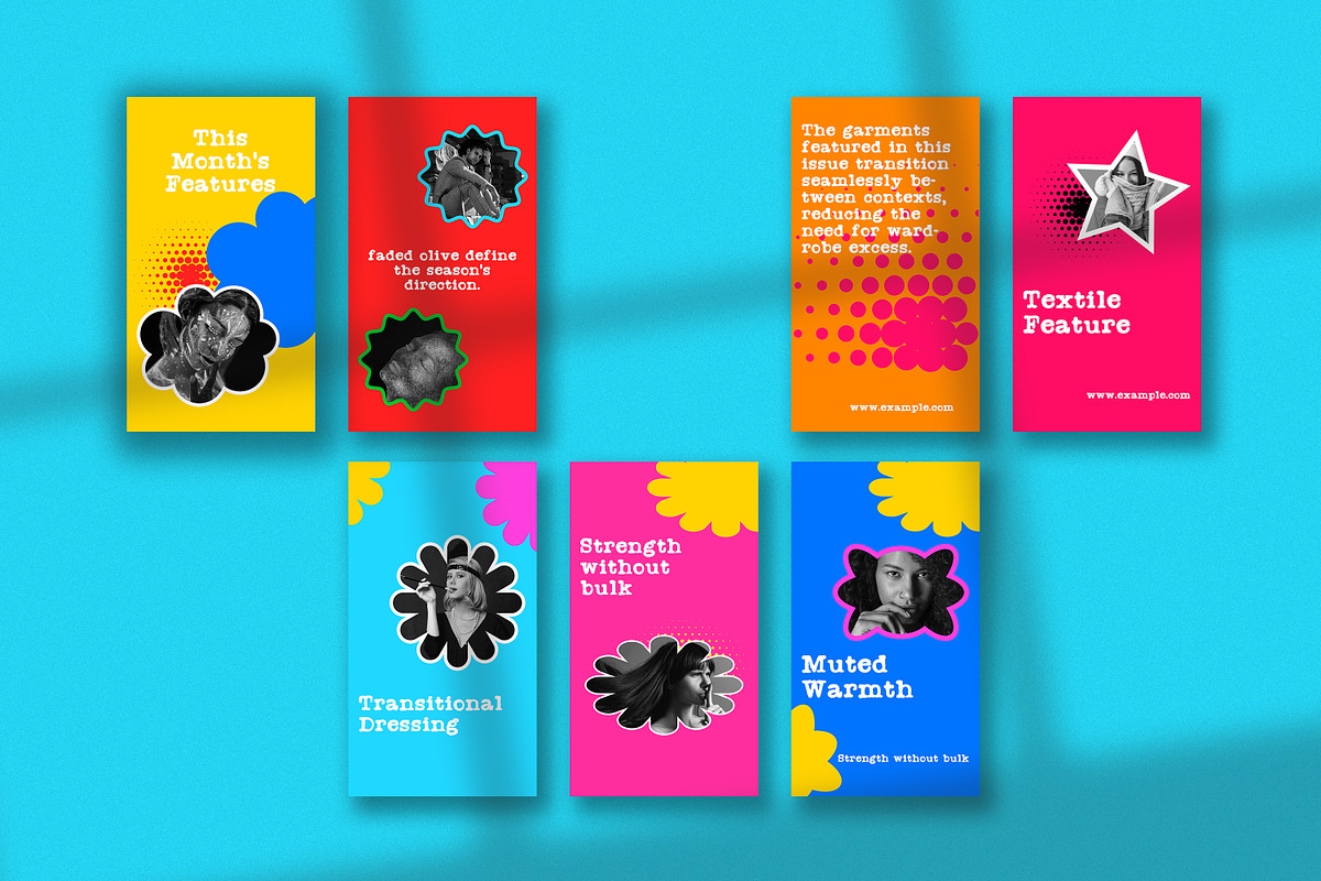 Retro Social Media story Kit, a Social Media Template by Artisan Vibes (Photo 5 of 7)