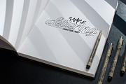 Lettering & Drawing Mockup Set 3, a Books & Magazine Mockup by AwesomeMockups (Thumbnail 3 of 5)