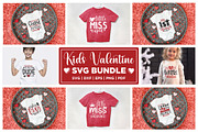 Kids Valentine SVG Bundle, a Graphic by CraftlabSVG (Thumbnail 1 of 13)