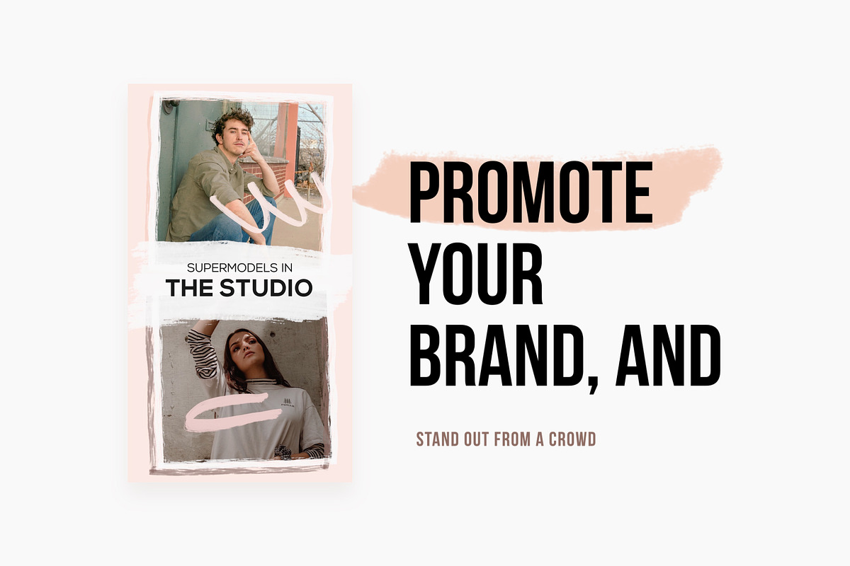 ANIMATED Brush Instagram Stories, a Social Media Template by Atamotion (Photo 5 of 9)