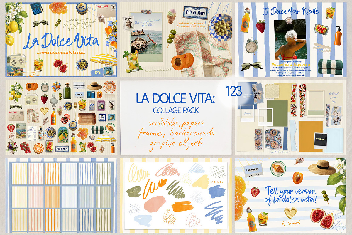 COLLAGE BUNDLE 20 in 1 (3800+), an Object Graphic by lerinartstudio (Photo 6 of 21)