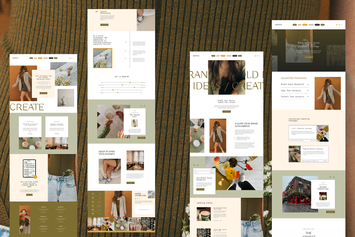 Showit Website Template | Harper, a Websites & App Template by Ladyfang Creative (Photo 5 of 6)