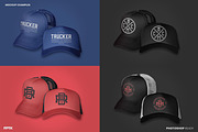 Trucker Cap Photoshop Template, a Hat Mockup by PrePress Toolkit (Thumbnail 4 of 4)