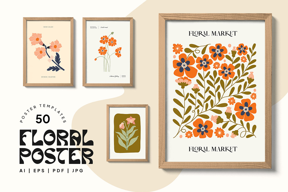 Art Poster Bundle | 10 in 1, an Object Graphic by KetteCreate (Photo 29 of 51)