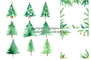 42PNG CHRISTMAS & PINE TREE CLIPART, a Seasonal Illustration by Vachira Digital Studio (Thumbnail 1 of 3)