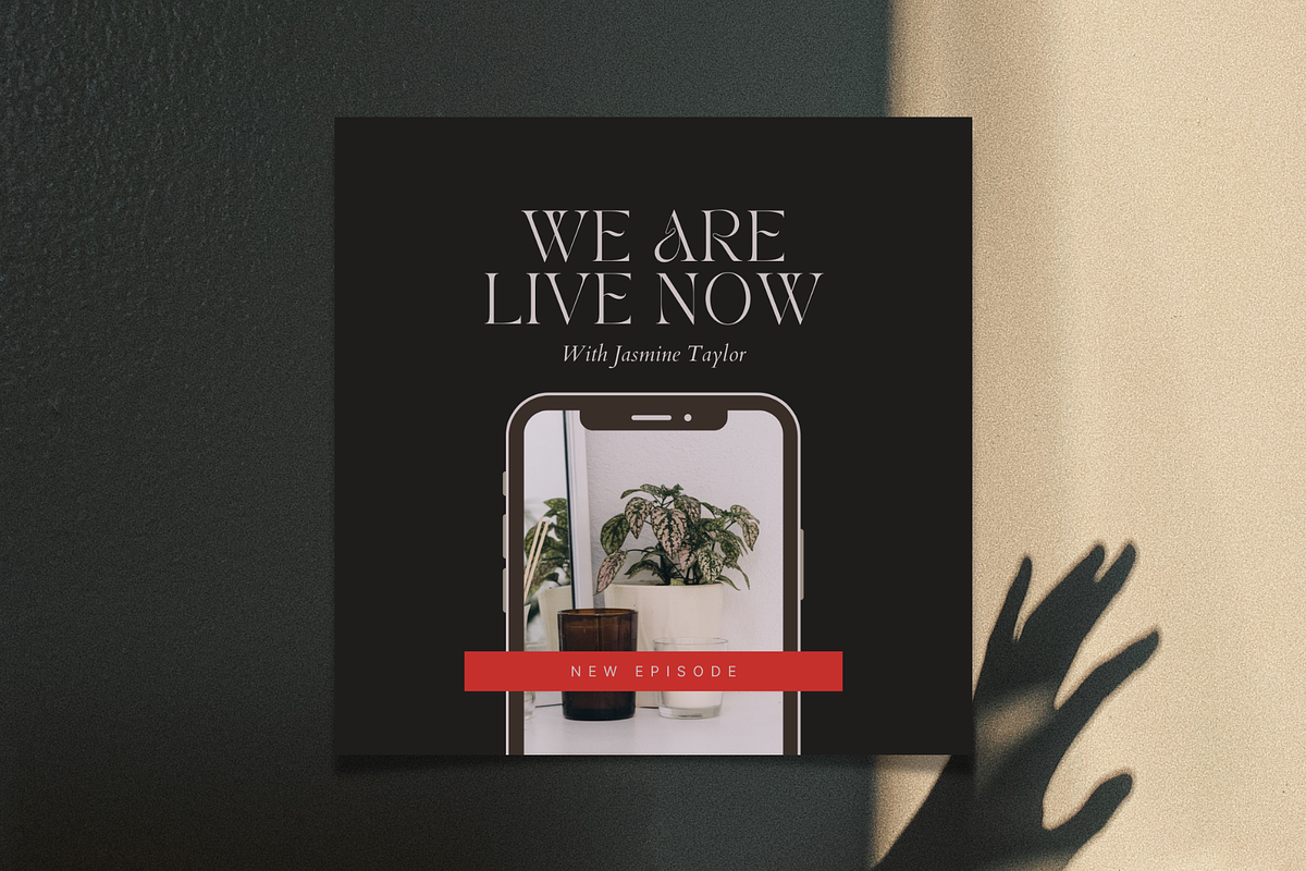 Podcast Canva Instagram Post, a Social Media Template by Angkalimabelas (Photo 2 of 8)