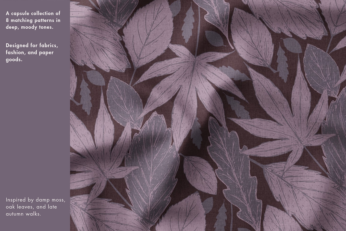 Hand-drawn forest botanical patterns, a Pattern Graphic by Enia Grace (Photo 2 of 12)
