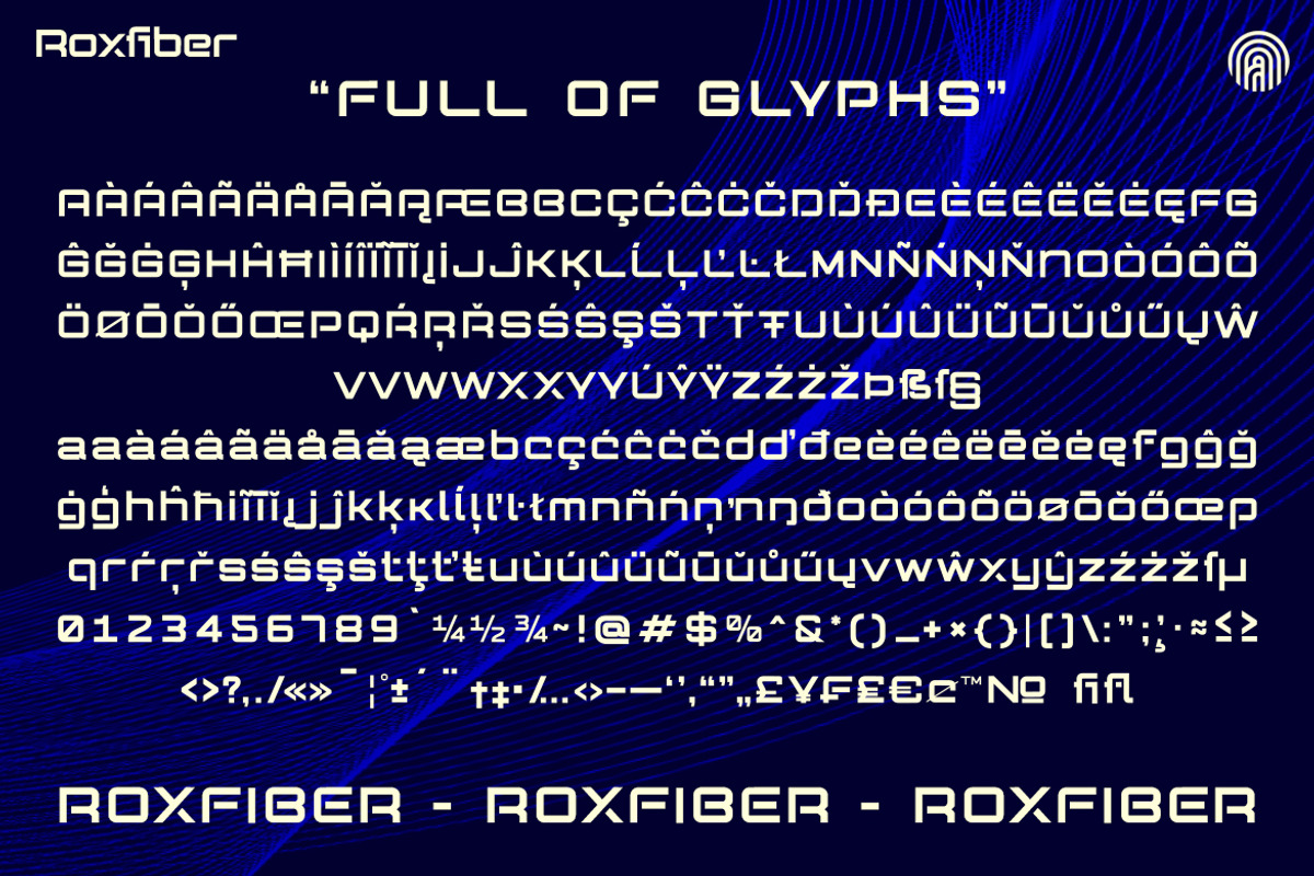 Roxfiber, a Sans Serif Font by artism_design (Photo 12 of 12)