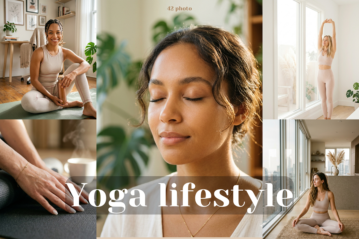 Yoga Style Stock Images –Wellness, a Beauty & Fashion Photo by MarkoPresets (Photo 1 of 11)