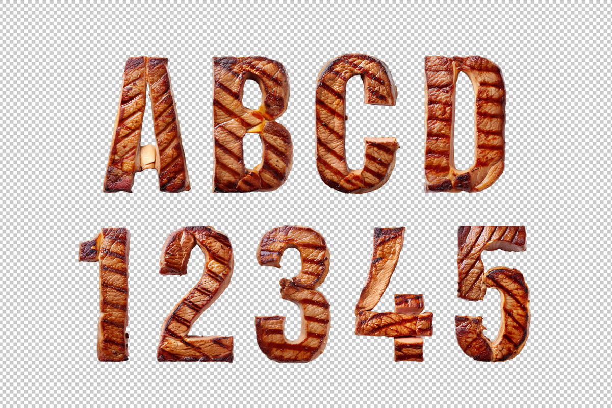 Steak Font, a Sans Serif Font by Handmadefont (Photo 10 of 10)