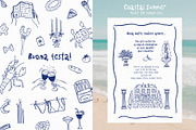 COASTAL Summer - whimsical set, a Seasonal Illustration by Madiwaso (Thumbnail 2 of 13)