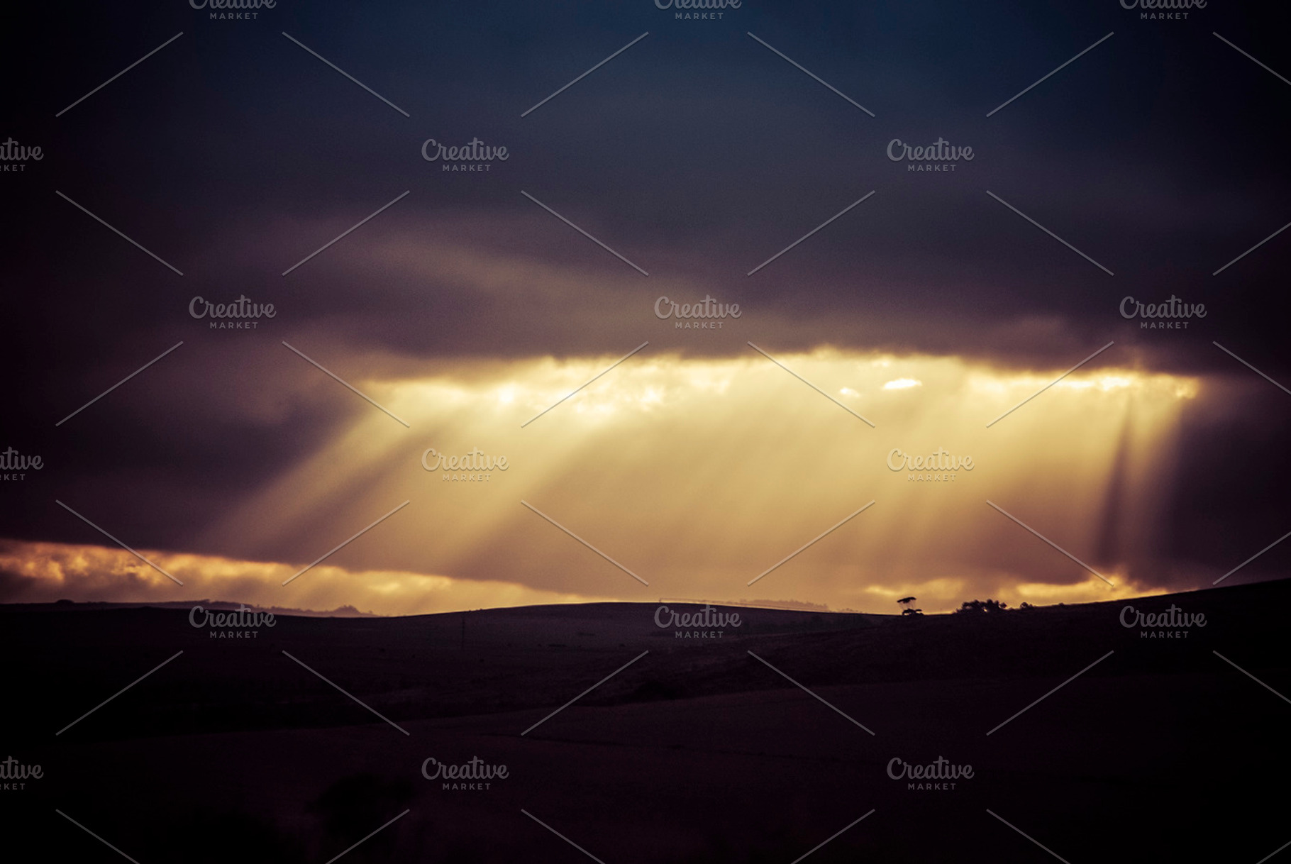 Spiritual containing sun, sun rays, and clouds, a Nature Photo by The Image Shop