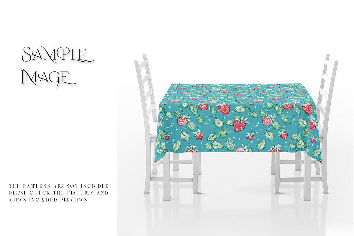 Tablecloth & Table Runner Mockups, a Household Mockup by mock-ups (Photo 9 of 21)