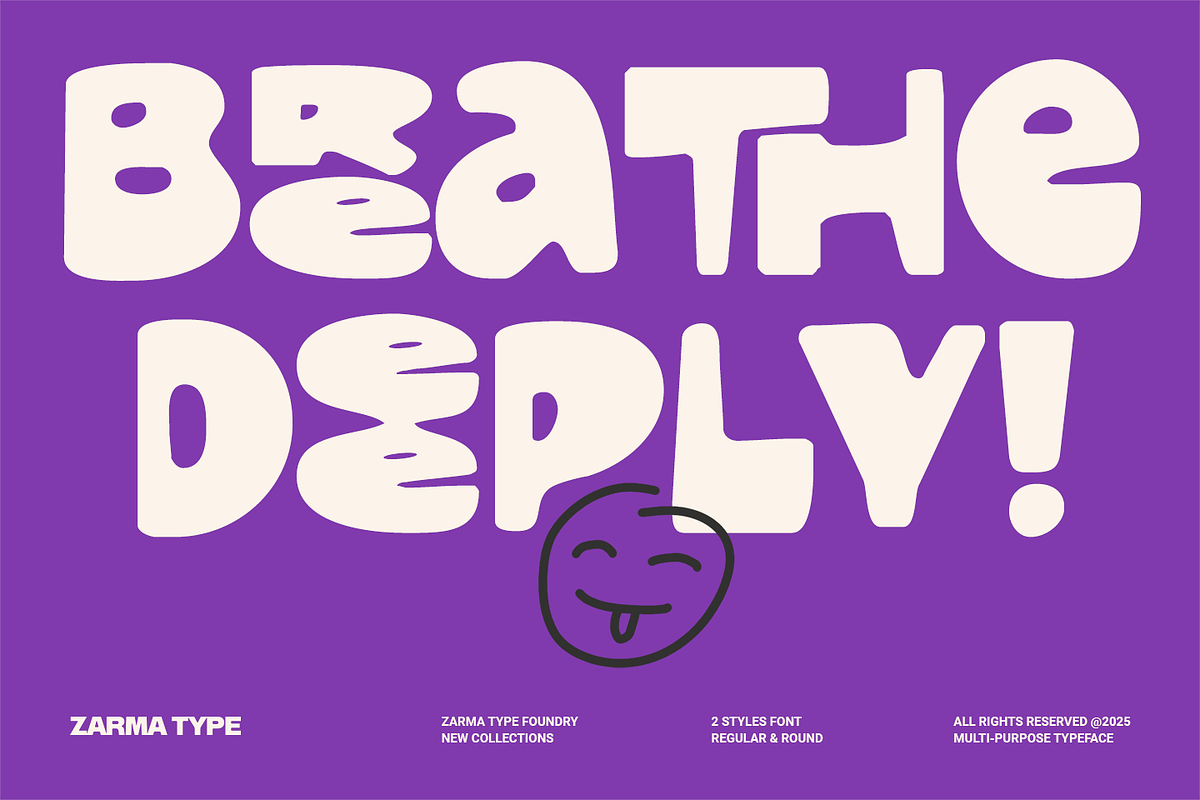 Trimen Drawing - Modern Bold Font, a Sans Serif Font by Zarma Type (Photo 8 of 14)