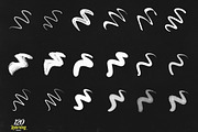 120 lettering brushes for procreate, a Brush Add-On by Endete & Mazak brushes (Thumbnail 6 of 8)