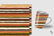 Boho Earthy Fall Stripes Patterns, a Pattern Graphic by Creative Store (Thumbnail 3 of 5)