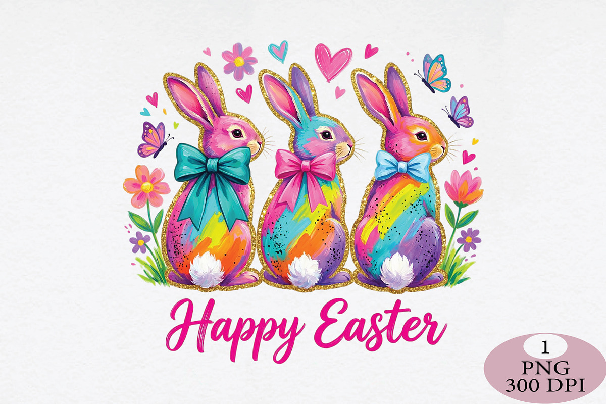 Happy Easter PNG, Coquette Easter, an Illustration by Daily.Designs (Photo 1 of 5)