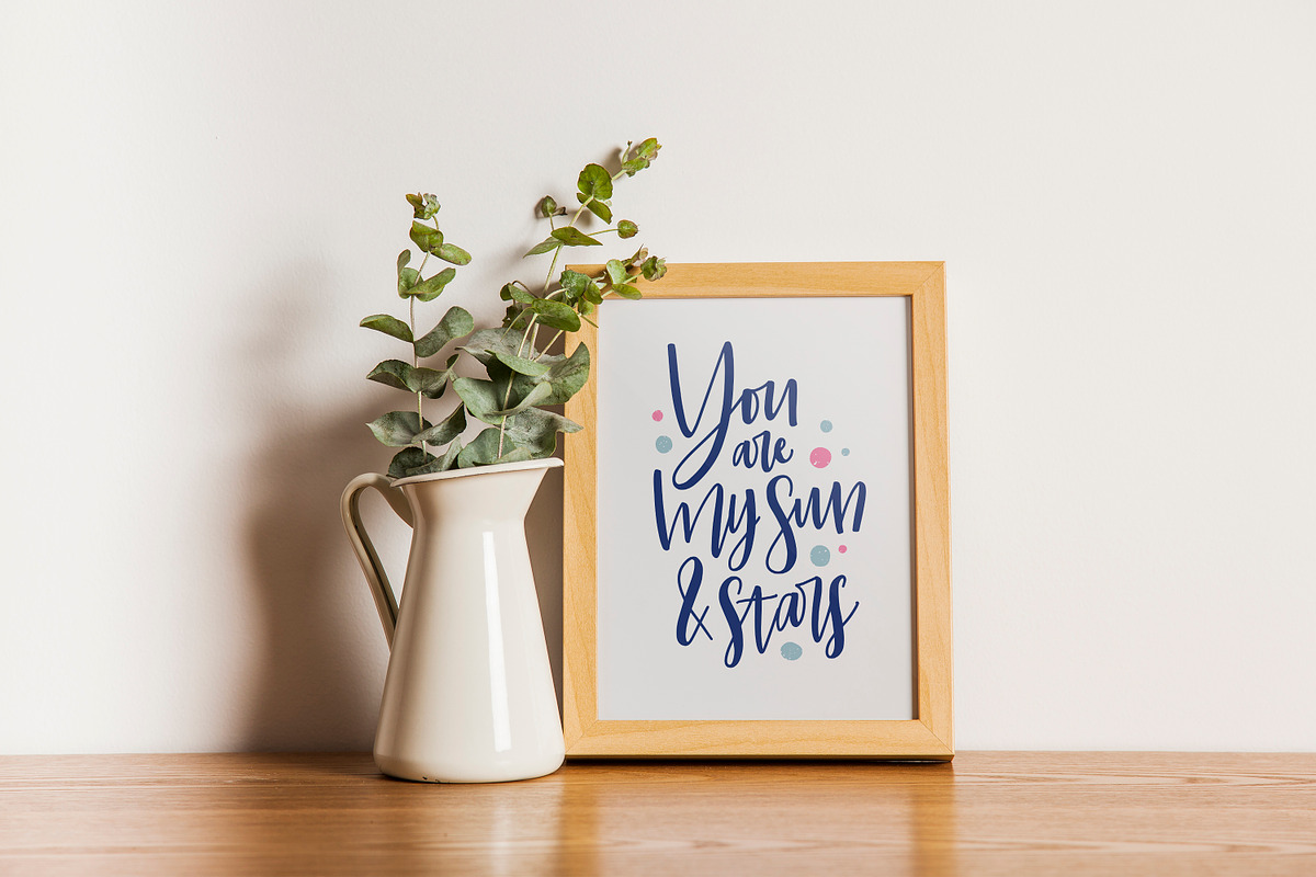 Handwritten romantic lettering, a Decorative Illustration by Good Studio (Photo 7 of 7)