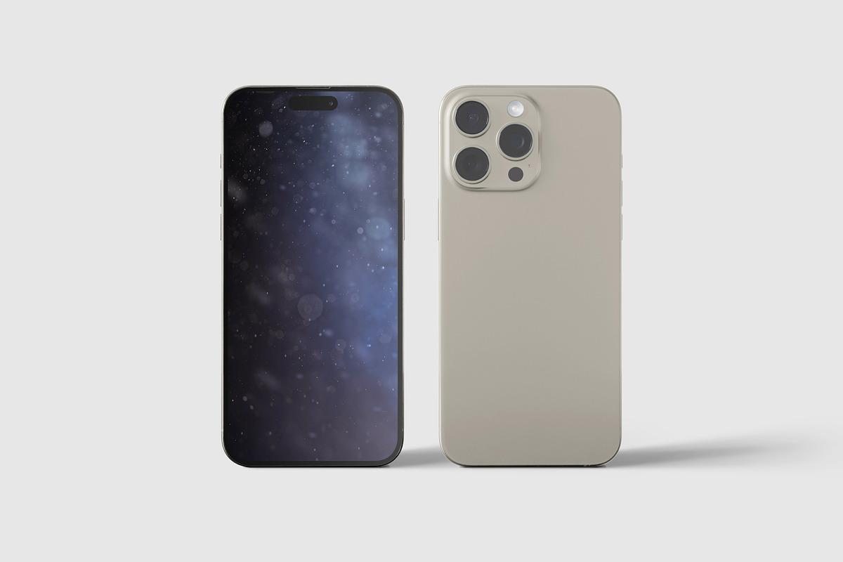 iPhone 15 Pro Max Mockup 6K, an iPhone Mockup by Zabiegala MP (Photo 16 of 24)