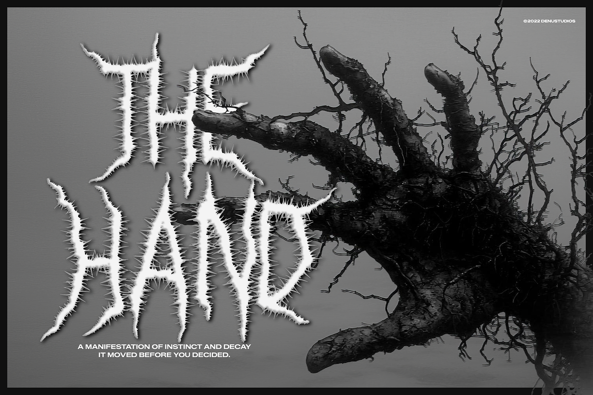 Void Briar | Black Metal Font, a Blackletter Font by Denustudios (Photo 7 of 12)