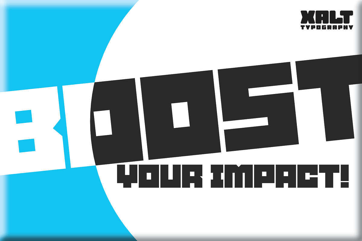 YEP – The Big, Bold Block Font, a Sans Serif Font by XALT Typography (Photo 6 of 6)