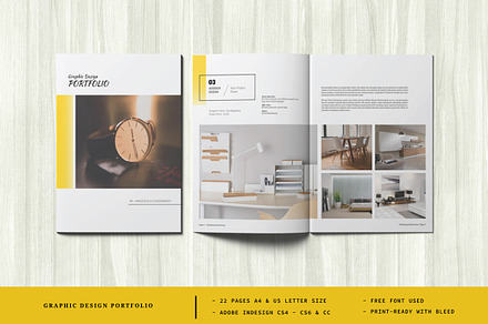 Graphic Design Portfolio, a Brochure Template by Alhaytar