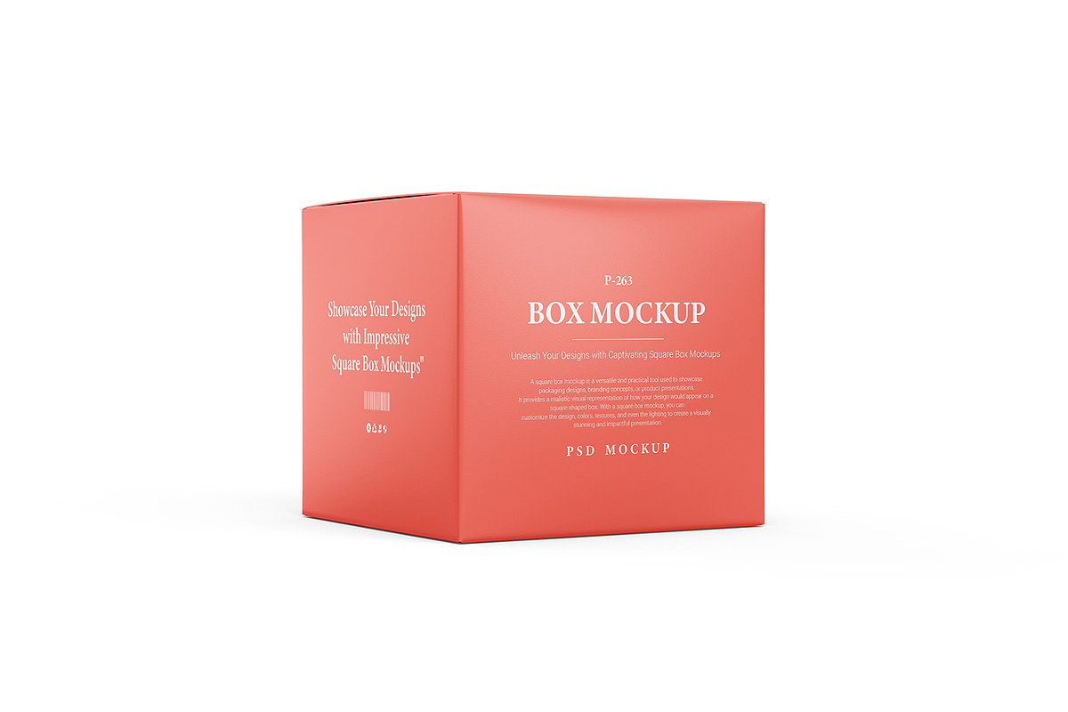 Square Box Mockup, a Packaging Mockup by Ram Studio (Photo 15 of 17)