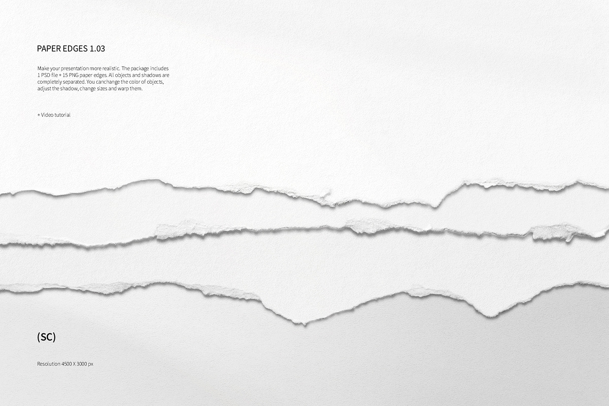 Paper Edges, a Product Mockup by Roman Striga (Photo 6 of 9)