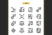 Analytics Plan Icons, an Icon by Spacepixel Creative (Thumbnail 2 of 3)