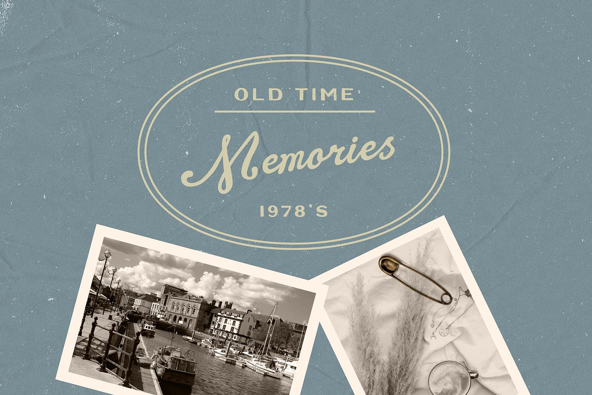 Sunset Palm; Vintage Fonts, a Handwritten Font by Eko Bimantara (Photo 10 of 19)