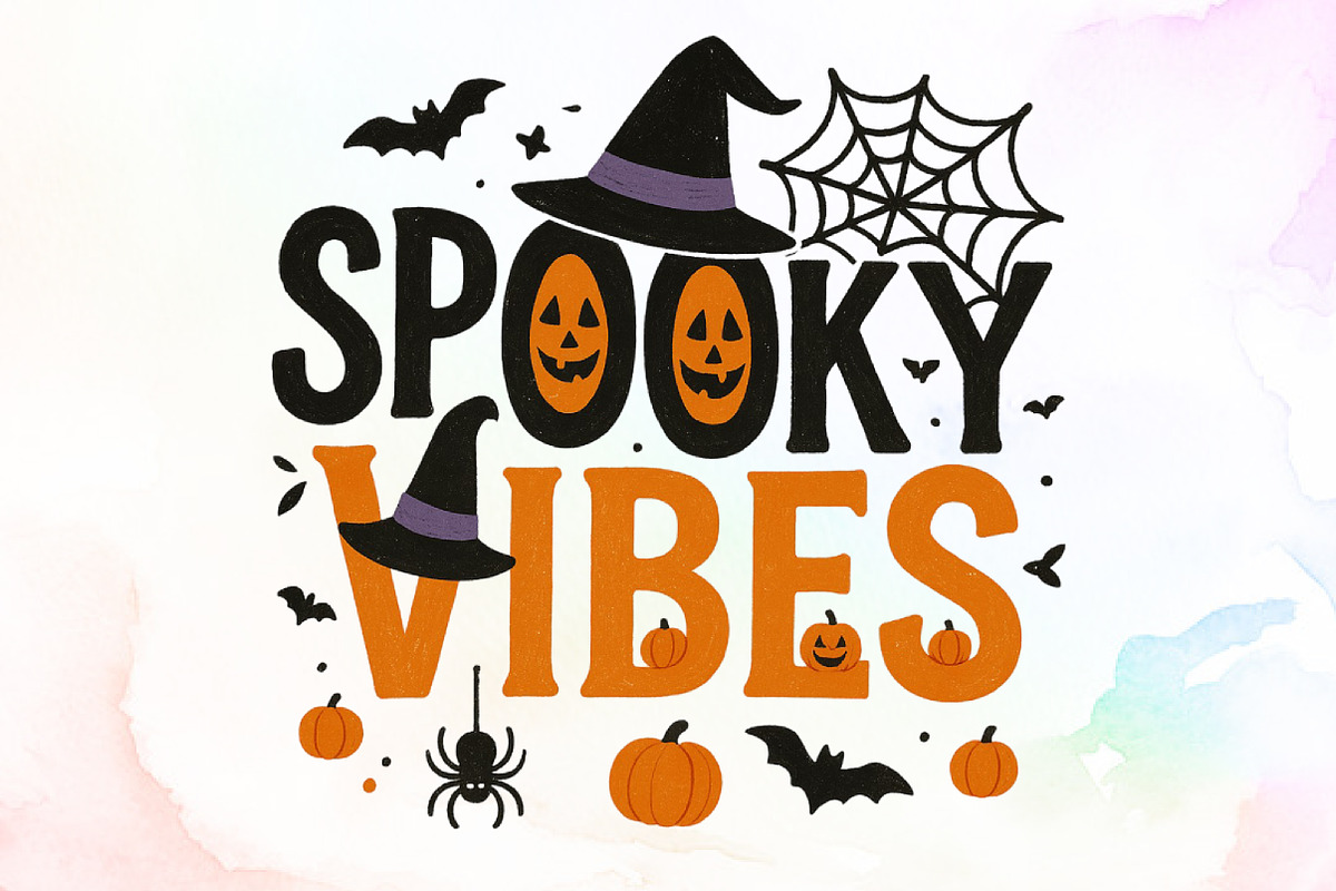 Retro Halloween Spooky Vibes Sublima, an Illustration by Sublimation Artist (Photo 1 of 9)