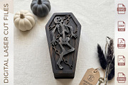 Halloween Coffin Box Bundle, an Object Graphic by WoodoraCut (Thumbnail 5 of 10)