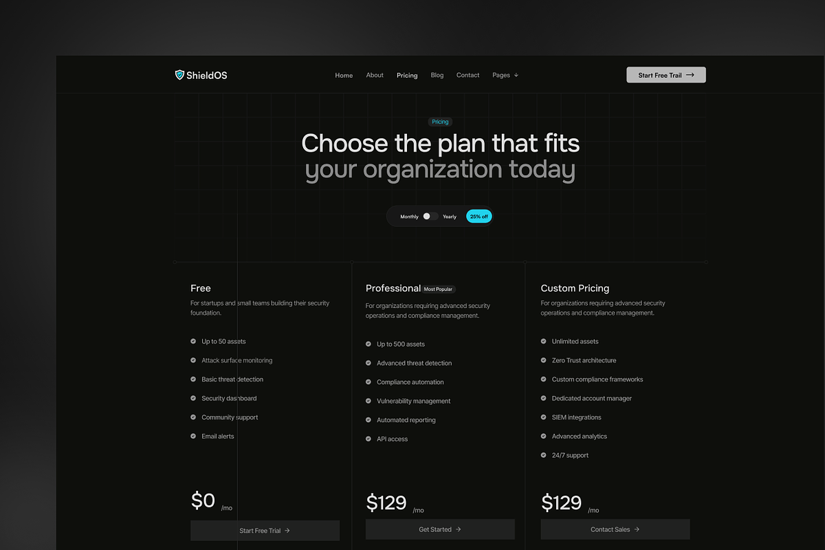 ShieldOS - Technology HTML Template, a HTML Template by TNCFlow (Photo 3 of 5)