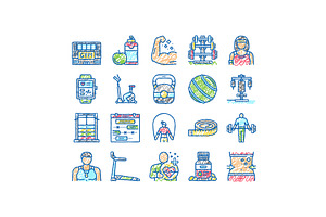 Fitness Health Athlete Training, an Object Illustration by pikepicture