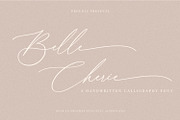 Belle Cherie A Calligraphy Font, a Script Font by Prestige Artsy Studio (Thumbnail 1 of 10)