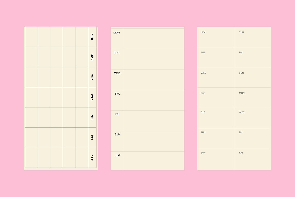 Digital Weekly Planner/Notebook ADHD, a Stationery Template by Ashiya Pixel (Photo 5 of 18)