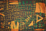 Text Collage Photoshop Brushes, a Brush Add-On by Heather Green Designs (Thumbnail 11 of 12)